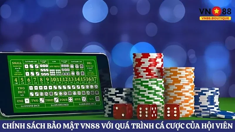 Chính sách bảo mật VN88 với quá trình cá cược của hội viên